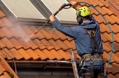Démoussage et hydrofuge de toiture à Glénay